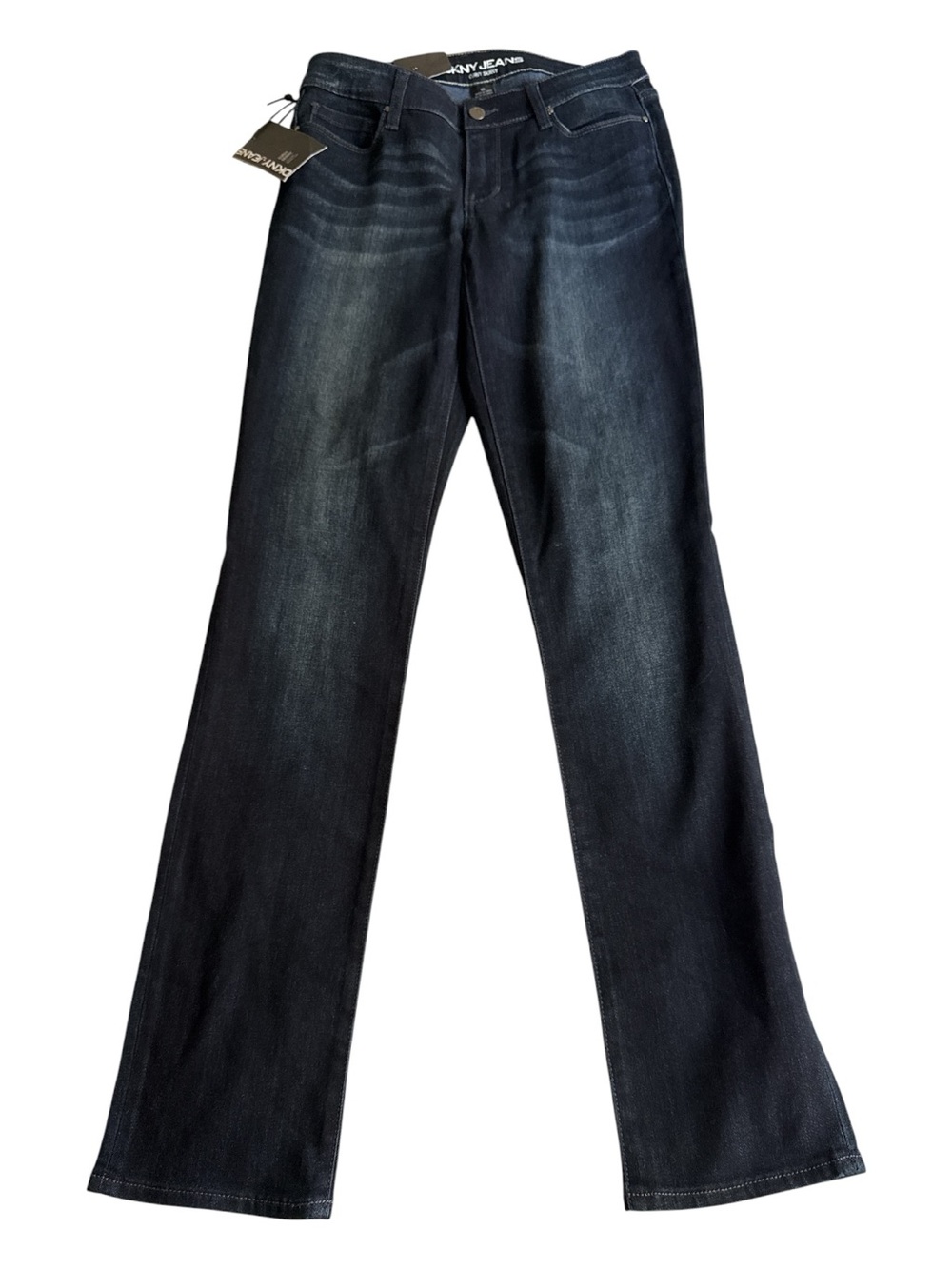 DKNY Jeans Curvy Skinny Low Rise Dark Wash Jeans NWT Size 6 - Picture 2 of 8